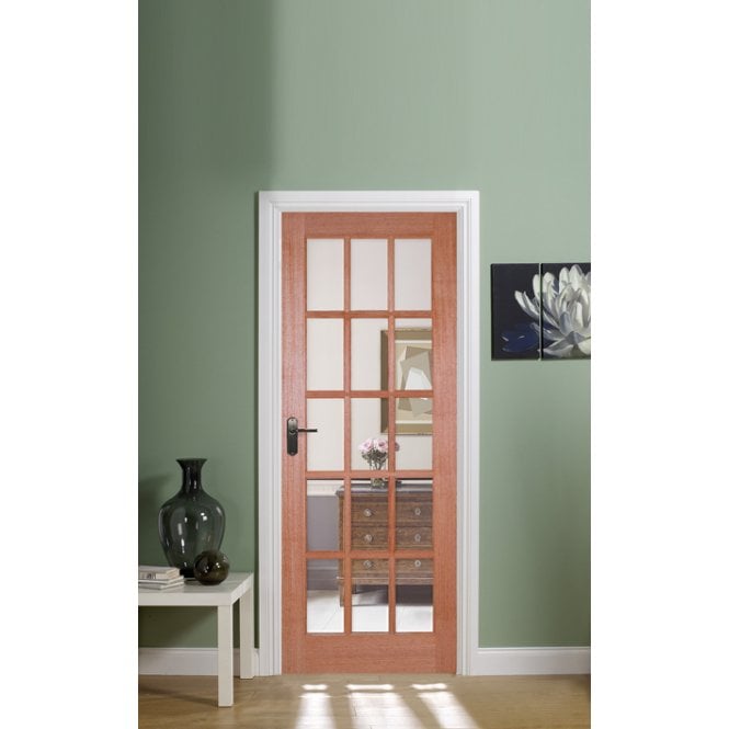 LPD Hardwood SA 15L M&T Clear Glazed External Door