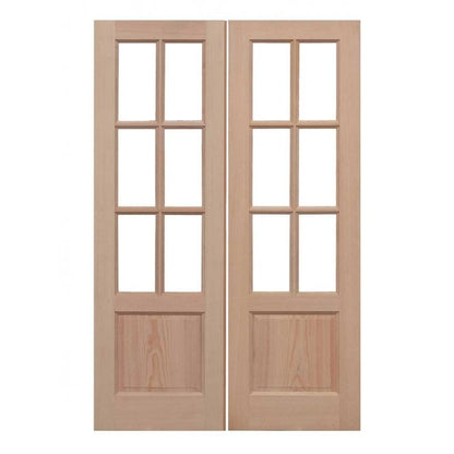 LPD Hemlock Unglazed GTP2P External Door Pairs