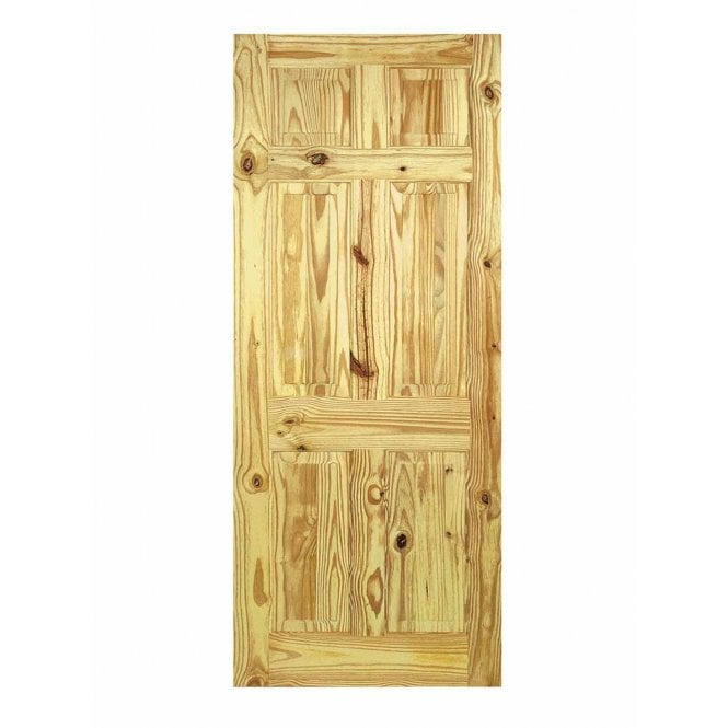 LPD Knotty Pine 6-Panel Internal Door