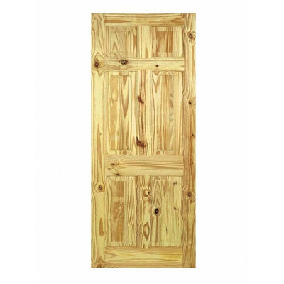 LPD Knotty Pine 6-Panel Internal Door