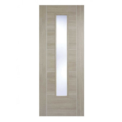 LPD Light Grey Laminated Vancouver Internal Glazed Door