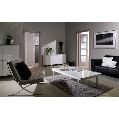 LPD Light Grey Vancouver 4L Internal Glazed Door