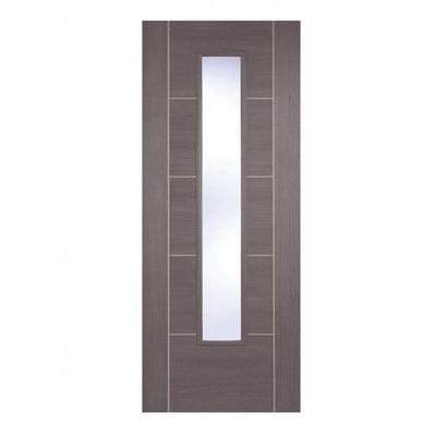 LPD Medium Grey Laminated Vancouver Internal Glazed Door