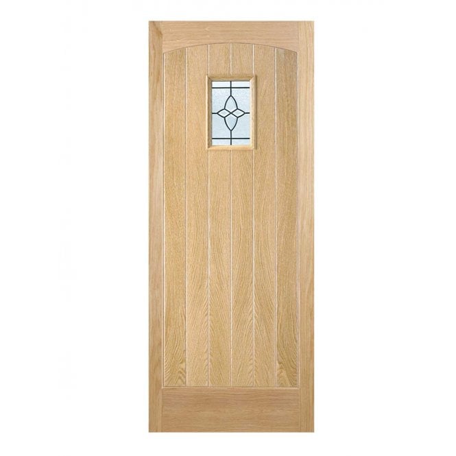 LPD Oak Cottage External Glazed Door 1L