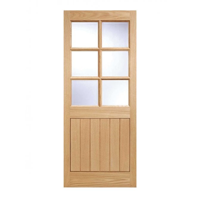LPD Oak Cottage External Glazed Door 6L