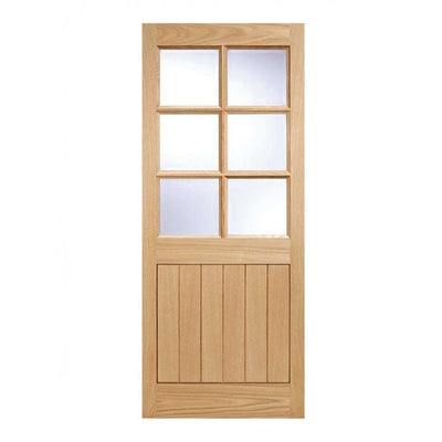 LPD Oak Cottage External Glazed Door 6L