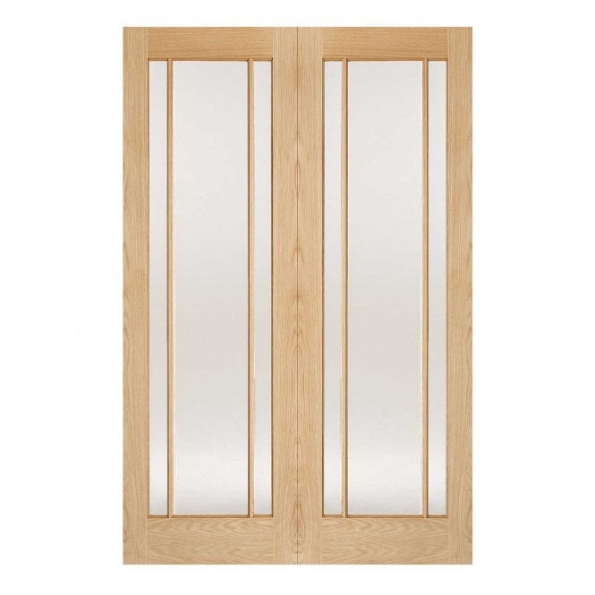 LPD Oak Lincoln Internal Glazed Door 3L Pairs
