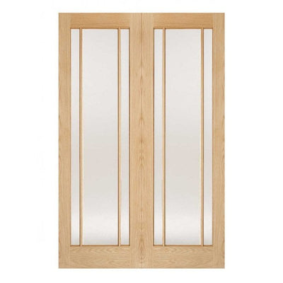 LPD Oak Lincoln Internal Glazed Door 3L Pairs