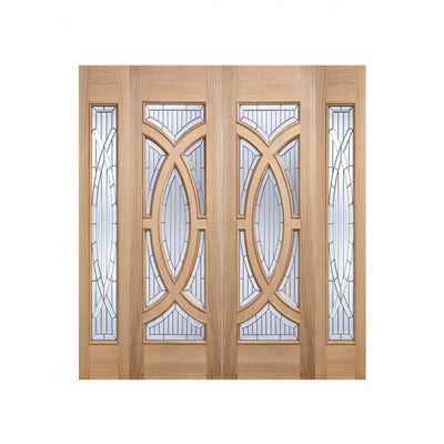 LPD Oak Majestic External Glazed Door