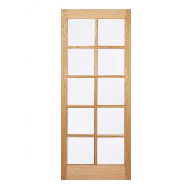 LPD Oak SA Internal Glazed Door 10L