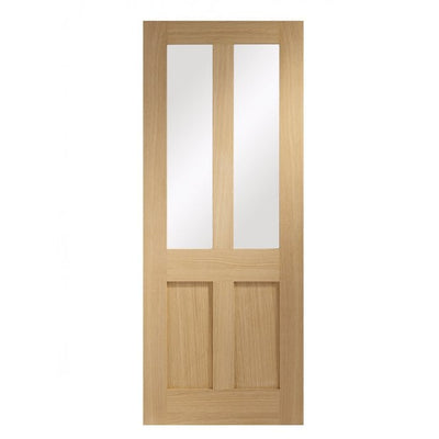 XL Joinery Malton Shaker Oak Clear Internal Glazed Door