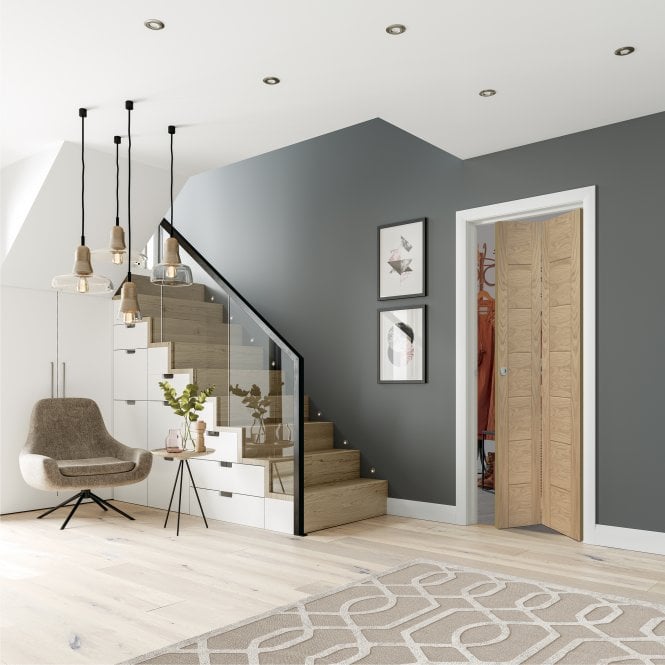 XL Joinery Palermo Bi-Fold Oak Internal Door