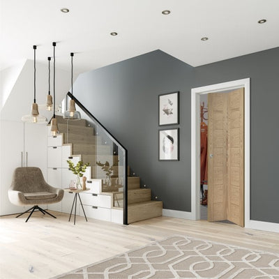 XL Joinery Palermo Bi-Fold Oak Internal Door