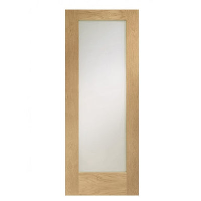 XL Joinery Pattern 10 Oak Clear Internal Glazed Door