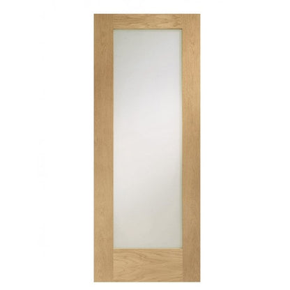 XL Joinery Pattern 10 Oak Clear Internal Glazed Door