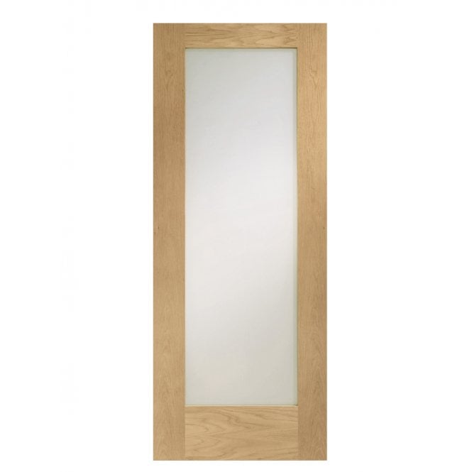 XL Joinery Pattern 10 Pre-Finished Oak Frosted Internal Glazed Door