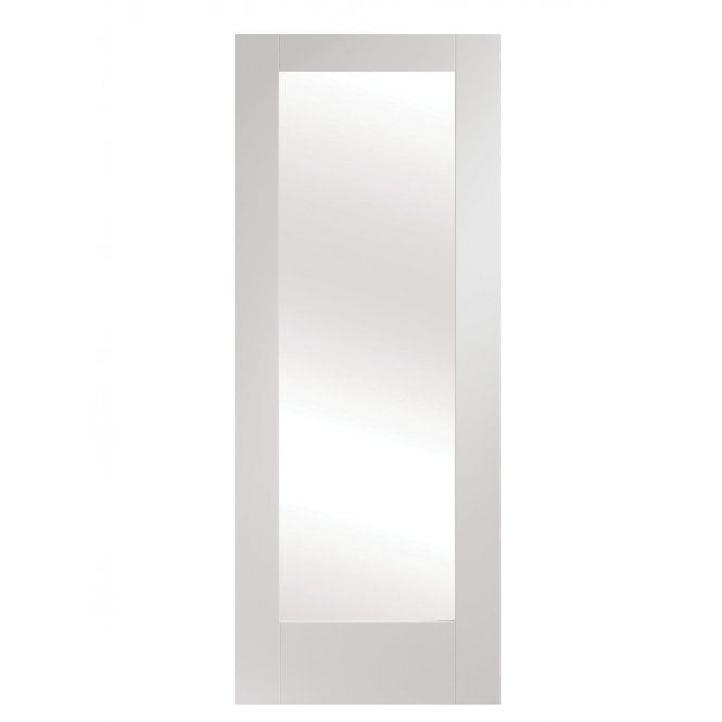 XL Joinery Pattern 10 White Primed Clear Internal Glazed Door