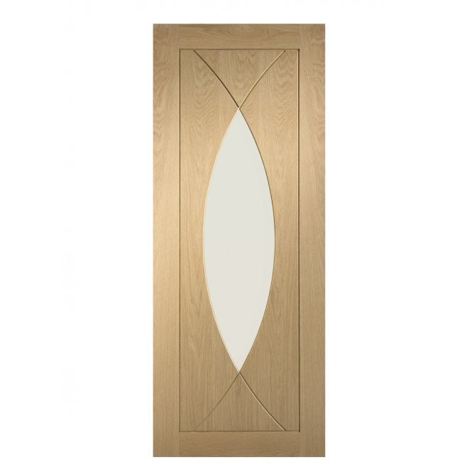 XL Joinery Pesaro Oak Clear Glazed FD30 Fire Door