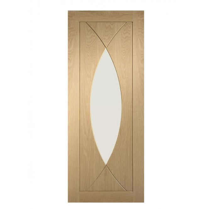 XL Joinery Pesaro Pre-Finished Oak Clear Internal Glazed Door