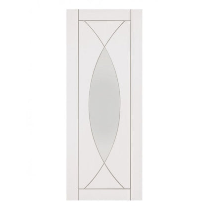 XL Joinery Pesaro White Primed Clear Internal Glazed Door