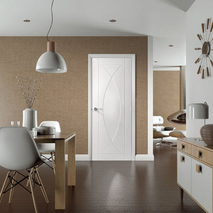 XL Joinery Pesaro White Primed FD30 Fire Door