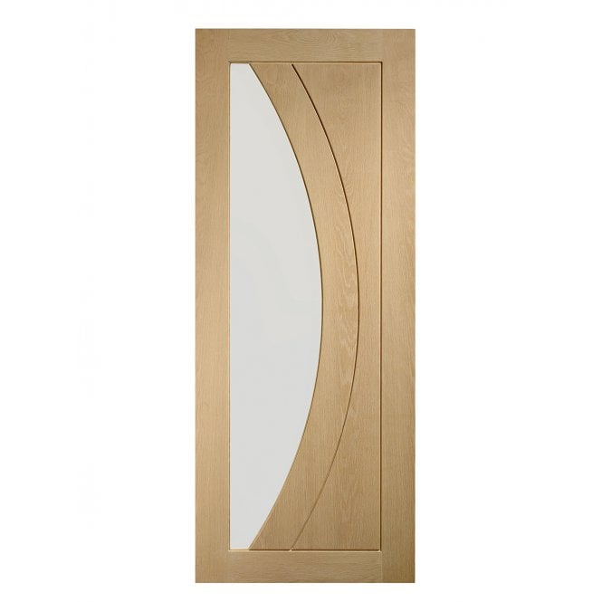 XL Joinery Salerno Oak Clear Internal Glazed Door