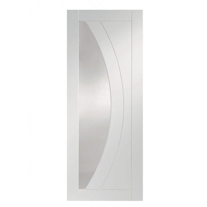 XL Joinery Salerno White Primed Clear Internal Glazed Door