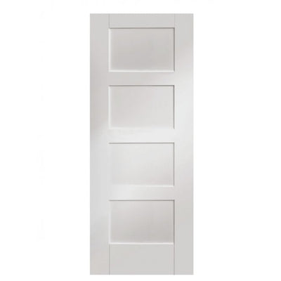 XL Joinery Shaker 4 Panel White Primed FD30 Fire Door