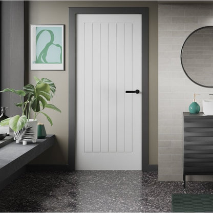 XL Joinery Suffolk White Primed FD30 Fire Door