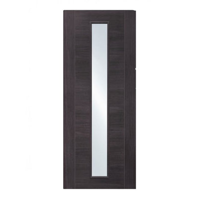 XL Joinery Umber Grey Laminate Forli Internal Glazed Door