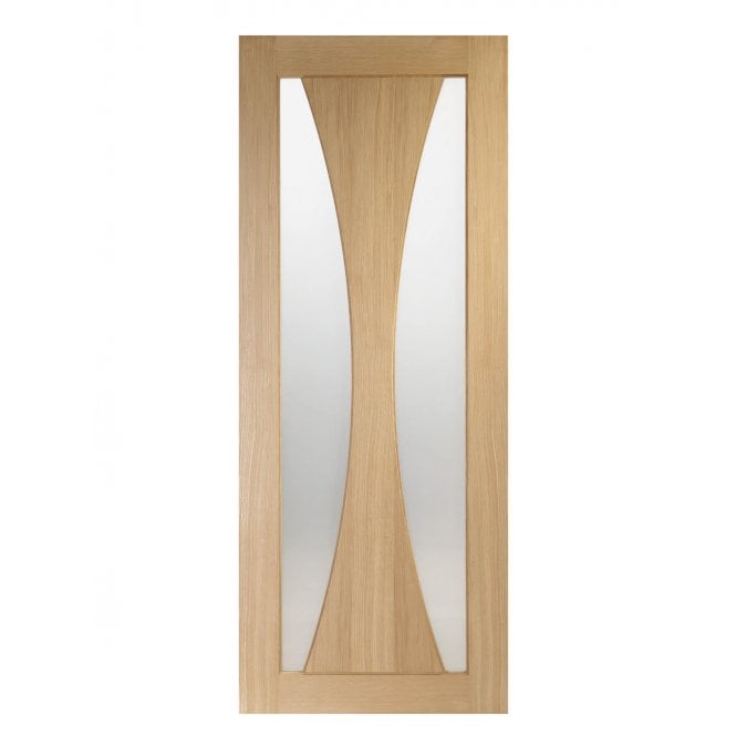 XL Joinery Verona Oak Clear Glazed FD30 Fire Door