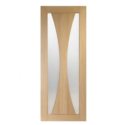 XL Joinery Verona Oak Clear Glazed FD30 Fire Door