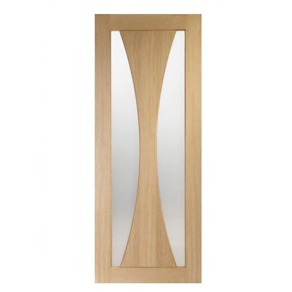 XL Joinery Verona Pre-Finished Oak Clear Internal Glazed Door