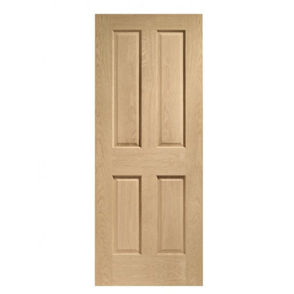 XL Joinery Victorian 4 Panel Pre-Finished Oak FD30 Fire Door
