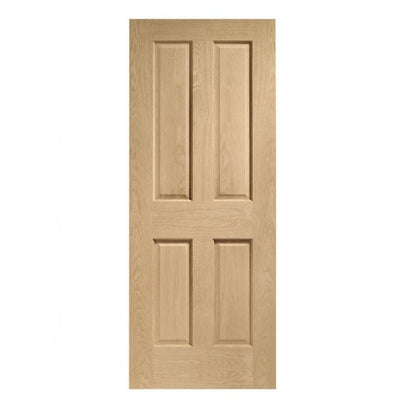 XL Joinery Victorian 4 Panel Pre-Finished Oak FD30 Fire Door
