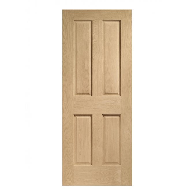 XL Joinery Victorian 4 Panel Pre-Finished Oak Internal Door