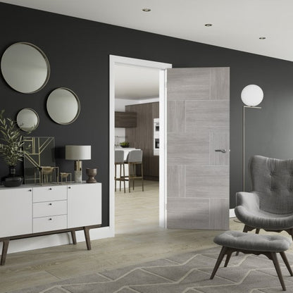 XL Joinery White Grey Laminate Ravenna Internal Door