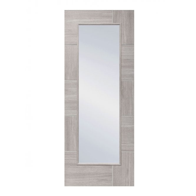 XL Joinery White Grey Laminate Ravenna Internal Glazed Door