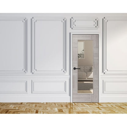 XL Joinery White Grey Laminate Ravenna Internal Glazed Door