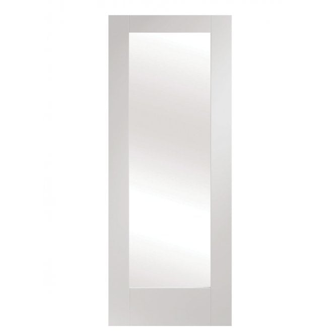 XL Joinery White Primed Clear Glazed FD30 Fire Door