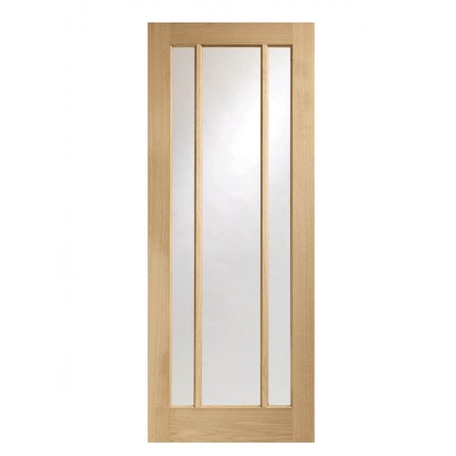 XL Joinery Worcester Pre-Finished Oak Clear Internal Glazed Door