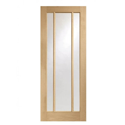 XL Joinery Worcester Pre-Finished Oak Clear Internal Glazed Door