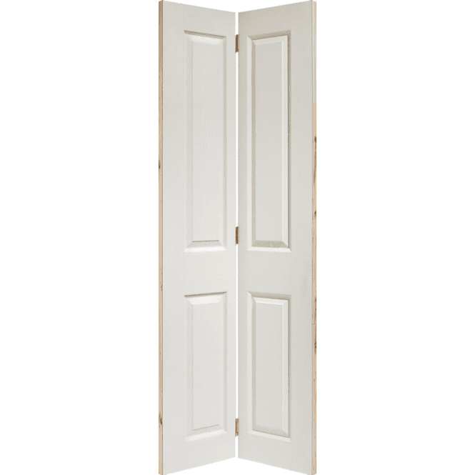 LPD White Moulded Textured 4-Panel Bi-Fold Internal Door