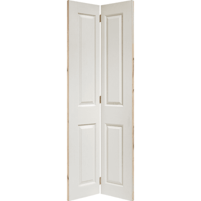 LPD White Moulded Textured 4-Panel Bi-Fold Internal Door