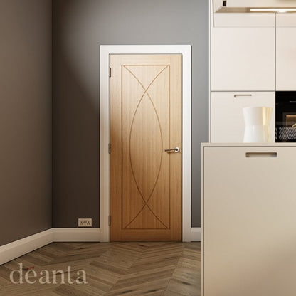 Deanta Amalfi Pre-Finished Oak Internal FD30 Fire Door