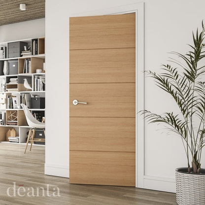 Deanta Augusta Prefinished Oak FD30 Fire Door