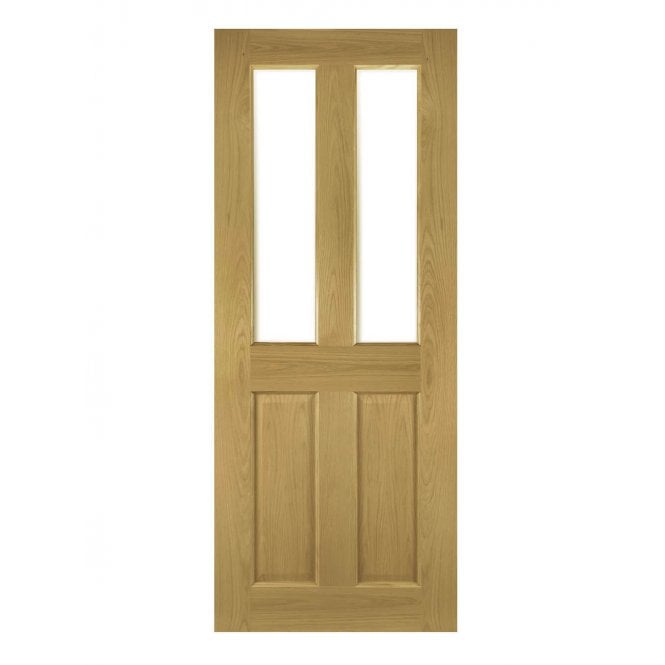 Deanta Bury Prefinished Oak Bevelled Internal Glazed Door