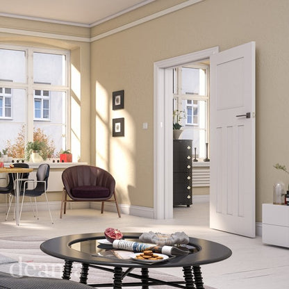 Deanta Cambridge 1930's White Primed Internal Door