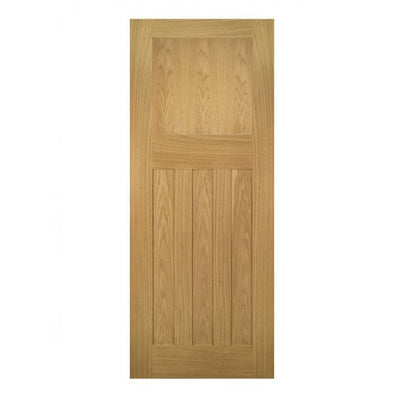 Deanta Cambridge Unfinished Oak Internal Door
