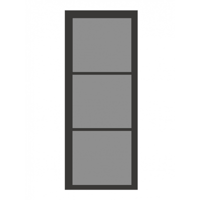 Deanta Camden Pre-Finished Black Tinted Internal Glazed Door